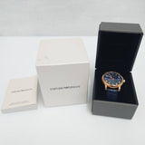 Emporio Armani Luigi Blue Dial Blue Leather Strap Watch for Men - AR11135 Authentic Buy Shop Now