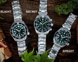Seiko Prospex 140th Anniversary Limited Edition Automatic Scuba Divers Green Dial Silver Steel Strap Watch for Men - SPB207J1 Authentic Buy Shop Now