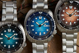 Seiko Prospex US Special Edition King Turtle Automatic Brown Dial Silver Steel Strap Watch for Men - SRPH55 Authentic Buy Shop Now