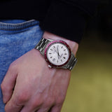 Seiko Presage Champagne Dial Silver Steel Strap Watch For Men - SRPH93J1 Authentic Buy Shop Now