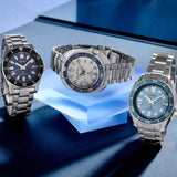 Seiko Prospex Glacier Save The Ocean Special Edition Automatic Blue Dial Silver Steel Strap Watch for Men - SPB299J1 Authentic Buy Shop Now