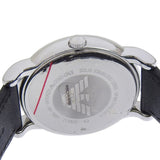 Emporio Armani Luigi White Dial Black Leather Strap Watch for Men - AR1694 Authentic Buy Shop Now