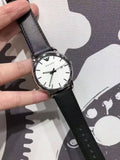 Emporio Armani Luigi White Dial Black Leather Strap Watch for Men - AR1694 Authentic Buy Shop Now