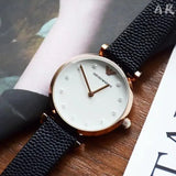 Emporio Armani Gianni T-Bar White Dial Black Leather Strap Watch for Women - AR11270 Authentic Buy Shop Now
