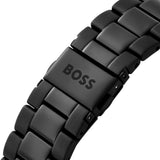 Hugo Boss Admiral Chronograph Black Dial Black Steel Strap Watch for Men - 1514258 Authentic Buy Shop Now