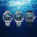 Seiko Prospex Glacier Save The Ocean Special Edition Automatic Blue Dial Silver Steel Strap Watch for Men - SPB299J1 Authentic Buy Shop Now