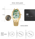 Just Cavalli Glam Evo 8 Green Dial Gold Steel Strap Watch for Women - JC1L225M0045 Authentic Buy Shop Now