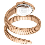 Just Cavalli Signature Snake Green Dial Rose Gold Steel Strap Watch for Women - JC1L249M0045 Authentic Buy Shop Now