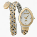Just Cavalli Novara Mother of Pearl Dial Two Tone Steel Strap Watch for Women - JC1L264M0055 Authentic Buy Shop Now