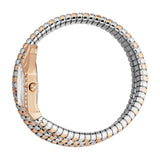 Just Cavalli Mesmerizing White Dial Two Tone Steel Strap Watch for Women - JC1L304M0075 Authentic Buy Shop Now