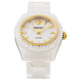 Versace DV One Mini White Dial White Ceramic Dial Watch for Women - VE9F00224 Authentic Buy Shop Now