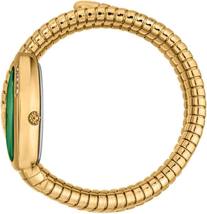 Just Cavalli Vezzoso Green Dial Gold Steel Strap Watch for Women - JC1L230M0045 Authentic Buy Shop Now