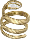 Just Cavalli Glam Evo 5 Red Dial Gold Steel Strap Watch for Women - JC1L228M0045 Authentic Buy Shop Now