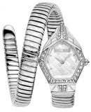 Just Cavalli Ornato Snake Silver Dial Silver Steel Strap Watch for Women - JC1L303M0015 Authentic Buy Shop Now