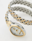 Just Cavalli Novara Mother of Pearl Dial Two Tone Steel Strap Watch for Women - JC1L264M0055 Authentic Buy Shop Now