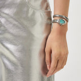 Just Cavalli Lady Snake Blue Dial Silver Steel Strap Watch for Women - JC1L249M0015 Authentic Buy Shop Now