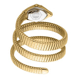Just Cavalli Mesmerizing Red Dal Gold Steel Strap Watch for Women - JC1L304M0035 Authentic Buy Shop Now