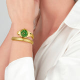 Just Cavalli Amalfi Green Dial Gold Steel Strap Watch for Women - JC1L270M0035 Authentic Buy Shop Now