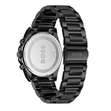 Hugo Boss Strike Chronograph Black Dial Black Steel Strap Watch for Men - 1514291 Authentic Buy Shop Now