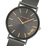 Coach Perry Grey Dial Grey Mesh Bracelet Watch for Women - 14503127 Authentic Buy Shop Now
