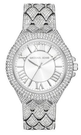 Michael Kors Camille Three-Hand Crystals Silver Dial Silver Steel Strap Watch for Women - MK4803 Authentic Buy Shop Now