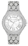 Michael Kors Camille Three-Hand Crystals Silver Dial Silver Steel Strap Watch for Women - MK4803 Authentic Buy Shop Now