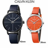 Calvin Klein Even Blue Dial Blue Leather Strap Watch for Men - K7B214VN Authentic Buy Shop Now