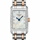 Longines Dolcevita Diamonds Mother of Pearl White Dial Two Tone Steel Strap Watch for Women - L5.258.5.89.7 Authentic Buy Shop Now