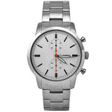 Fossil Townsman White Dial Silver Steel Strap Watch for Men - FS5346 Authentic Buy Shop Now