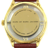 Marc Jacobs Tether Transparent Red Dial Red Leather Strap Watch for Women - MBM1377 Authentic Buy Shop Now
