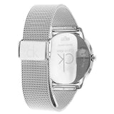 Calvin Klein Minimal Blue Dial Silver Mesh Bracelet Watch for Women - K3M2212N Authentic Buy Shop Now