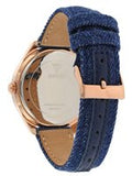 Guess Little Flirt Quartz Blue Dial Blue Leather Strap Watch For Women - W0456L6 Authentic Buy Shop Now