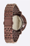 Fossil Jacqueline Brown Dial Brown Steel Strap Watch for Women - ES4100 Authentic Buy Shop Now