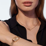 Daniel Wellington Quadro Unitone Rose Gold Dial Rose Gold Mesh Strap Watch For Women - DW00100484 Authentic Buy Shop Now