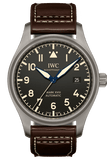 IWC Pilot's Watch Mark XVIII 40mm Black Dial Brown Leather Strap Watch for Men - IW327006 Authentic Buy Shop Now