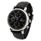 IWC Portofino Chronograph Black Dial Black Leather Strap Watch for Men - IW391029 Authentic Buy Shop Now