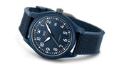 IWC Pilot’s Watch Automatic "Laureus Sport for Good" Edition Blue Dial Blue Nylon Strap Watch for Men - IW328101 Authentic Buy Shop Now