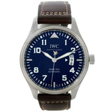 IWC Pilots Watch Mark XVII Edition Le Petit Prince Blue Dial Brown Leather Strap Watch for Men - IW326506 Authentic Buy Shop Now