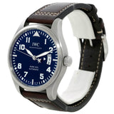 IWC Pilots Watch Mark XVII Edition Le Petit Prince Blue Dial Brown Leather Strap Watch for Men - IW326506 Authentic Buy Shop Now
