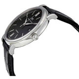 IWC Portofino Automatic Black Dial Black Leather Strap Watch for Men - IW356502 Authentic Buy Shop Now