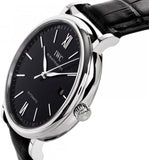 IWC Portofino Automatic Black Dial Black Leather Strap Watch for Men - IW356502 Authentic Buy Shop Now