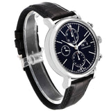 IWC Portofino Chronograph Black Dial Black Leather Strap Watch for Men - IW391008 Authentic Buy Shop Now