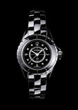 Chanel J12 Diamonds Black Dial Black Steel Strap Watch for Women - J12 H2569 Authentic Buy Shop Now