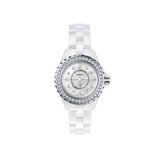 Chanel J12 Diamonds Quartz White Dial White Steel Strap Watch for Women - J12 H2572 Authentic Buy Shop Now