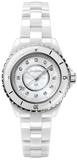 Chanel J12 Diamonds Mother of Pearl White Dial White Steel Strap Watch for Women - J12 H5704 Authentic Buy Shop Now