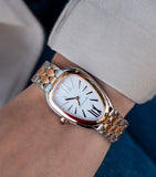 Bvlgari Serpenti Seduttori White Dial Two Tone Steel Strap Watch for Women - SERPENTI103277 Authentic Buy Shop Now