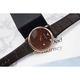 Emporio Armani Luigi Classic Brown Dial Brown Leather Strap Watch For Men - AR2503 Authentic Buy Shop Now