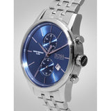 Hugo Boss Jet Blue Dial Silver Steel Strap Watch for Men - 1513384 Authentic Buy Shop Now
