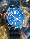 Seiko Prospex Analogue Automatic Diver Blue Dial Black Rubber Strap Watch For Men - SPB053J1 Authentic Buy Shop Now