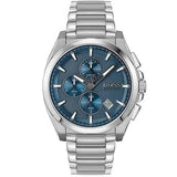 Hugo Boss Grandmaster Blue Dial Silver Steel Strap Watch for Men - 1513884 Authentic Buy Shop Now